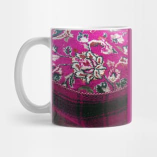 purple flower pattern, floral designs, minimal art, abstract art, floral pattern, antique rug photo , For custom orders please DM me. Mug